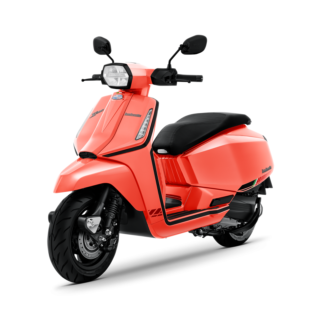 รถมอเตอร์ไซค์ แลมเบรตต้า Lambretta V200 GP 2023 สีชมพู ผ่อนถูก ดอกเบี้ยต่ำ โดย 52 โมเดิร์นไบค์