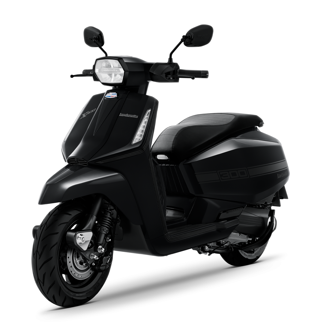 รถมอเตอร์ไซค์ แลมเบรตต้า Lambretta X300SR 2024 สีดำ ผ่อนถูก ดอกเบี้ยต่ำ โดย 52 โมเดิร์นไบค์